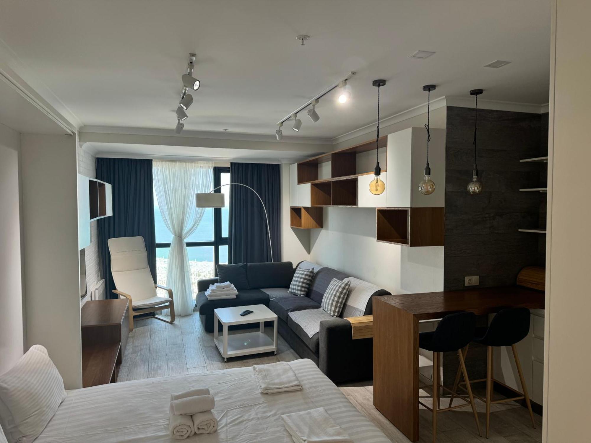 Apartment In Porta Batumi Tower Exterior foto
